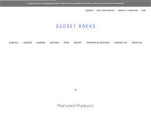 Tablet Screenshot of gadgetrocks.com